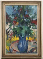 Cyril Chramosta, Summer Bouquet, 1950s, oil on canvas