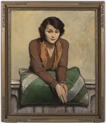 František Hofman, Portrait of a Woman, 1930, oil on canvas