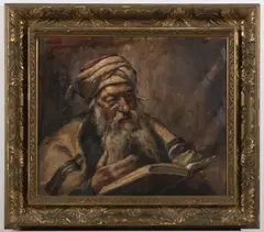 Václav Příhoda, Wise Man, Before 1930, oil on canvas on cardboard