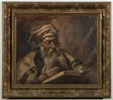 Václav Příhoda, Wise Man, Before 1930, oil on canvas on cardboard
