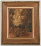 Ivan Šnobl, Near the Forest, 1978, oil on canvas