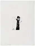 Untitled (from Ten Winter Tools) by Jim Dine, 1973, Lithograph on German Etching Deluxe paper, sold May 2016