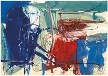 Harold Frank, Untitled, 1960, Gouache on paper