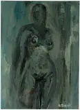 Harold Frank, Untitled (2), 1963, Mixed-media on panel