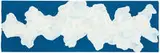 Untitled (Blue and White) by Sol LeWitt, 1998, Gouache on cardstock, sold Feb 2016