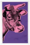 Cow by Andy Warhol, 1977, Screenprint on wallpaper, sold Feb 2016