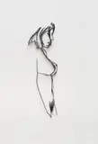Tom Wesselmann, Standing Nude Edition, 1985, Laser-cut steel with black enamel