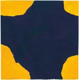 Untitled (Blue and Yellow) by Sol LeWitt, 1997, Gouache on paper, sold Feb 2016