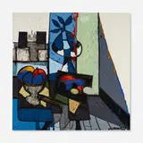 Claude Venard, L'Atelier, oil on canvas