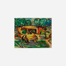 Georges Ascher, Untitled, oil on canvas