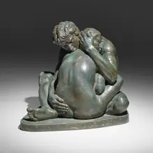 Untitled by Felipe Castaneda, 1983, patinated bronze, sold May 2023