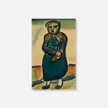 Monologue by Georges Rouault, c. 1912, gouache, brush, ink and pastel on paper, sold May 2023