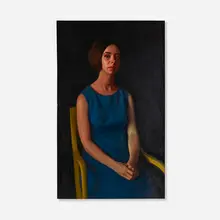 Nelson Shanks, Untitled, 1964, oil on canvas