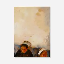 Two Women by Martha Walter, oil on panel, sold May 2023