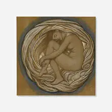 Elihu Vedder, Heart of the Rose, 1898, pastel and charcoal on paper