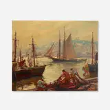 Emile Albert Gruppe, Evening, Gloucester