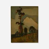 Gershon Benjamin, Tree in Landscape