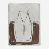 James Lechay, Two Bottles, 1994, oil on canvas