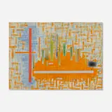 Lloyd Raymond Ney, Orange, Blue and Green