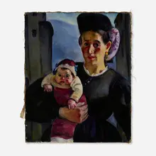 Martha Walter, Mother and Child, oil on canvas
