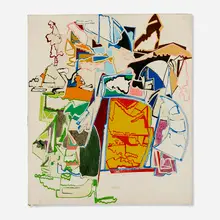 Joseph Raffael, September Painting, 1963, oil on canvas