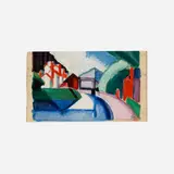 Oscar Florianus Bluemner, Canal, Garret Mountain, South Paterson, NJ