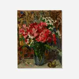 Gerald Vivian Davis, Floral Still Life, oil on canvas board