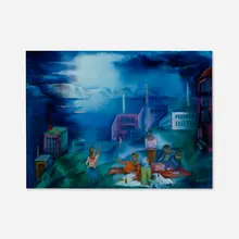 Joseph Wolins, Untitled V, 1960, acrylic on canvas