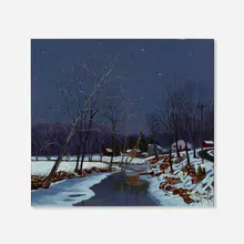 Andrew Woehrel, Moonlit Unami, 2009, oil on board