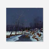 Andrew Woehrel, Moonlit Unami, 2009, oil on board