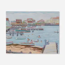 Joseph B. Grossman, Harvey Cedars, oil on canvas