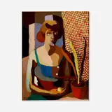 Humbert Howard, Girl with Lemon, 1950, oil on canvas