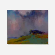 John Clifford Huffington, Studio, Darien, Connecticut, 1926, oil on board