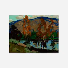 Grace Romney Beals, Untitled, oil on canvas laid to board