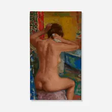François Gall, After the Bath, oil on canvas