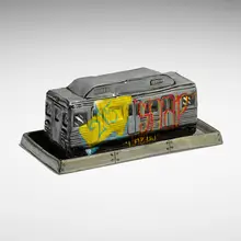 Butter dish by Roberto Lugo, 2022, glazed ceramic, sold Apr 2023
