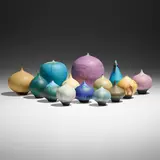Rose and Erni Cabat, Collection of fourteen Feelies, 1970-85, glazed stoneware