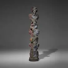 John Mason, Untitled (Vertical Sculpture), 1960, glazed stoneware