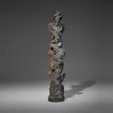 John Mason, Untitled (Vertical Sculpture), 1960, glazed stoneware