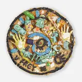 Viola Frey, Untitled (Hands, Small Central Figurines)