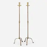 Samuel Yellin, Candlestands, pair