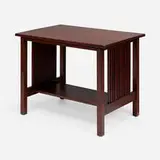 Gustav Stickley, Spindle library table, model 655