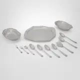 Lebolt & Co., Collection of thirteen tabletop articles, sterling silver