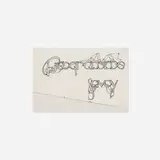 Archibald Knox, Programme Savoy (illuminated lettering for the Savoy Hotel, London), c. 1903, ink on paper