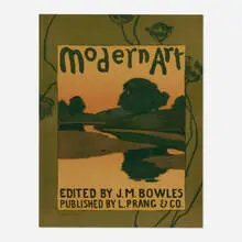 Arthur Wesley Dow, Modern Art poster, 1895, lithograph in colors