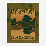 Arthur Wesley Dow, Modern Art poster, 1895, lithograph in colors