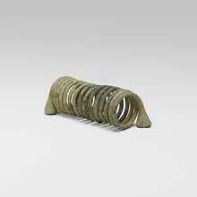 Currency Coil by African, copper alloy, sold Jul 2017