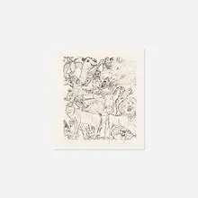 Merce Cunningham, Untitled, c. 1983, lithograph on paper
