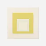 Homage to the Square by Josef Albers, 1968, lithograph on paper, sold Jun 2017