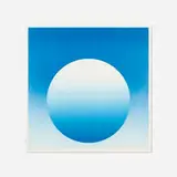 Herbert Bayer, Weightless Blue, 1975, screenprint on paper
